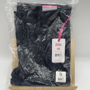 New Justice Girls 16 Jeans Denim Stretch Jegging Black Stretchy NIP Leggings